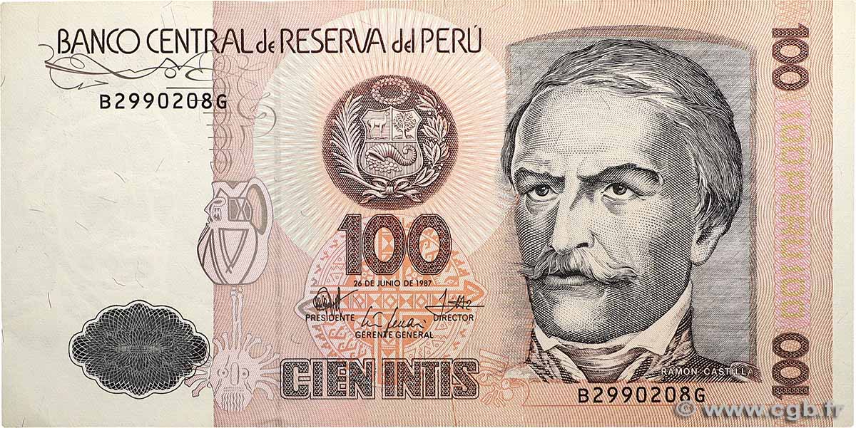 100 Intis PÉROU  1987 P.133 pr.NEUF