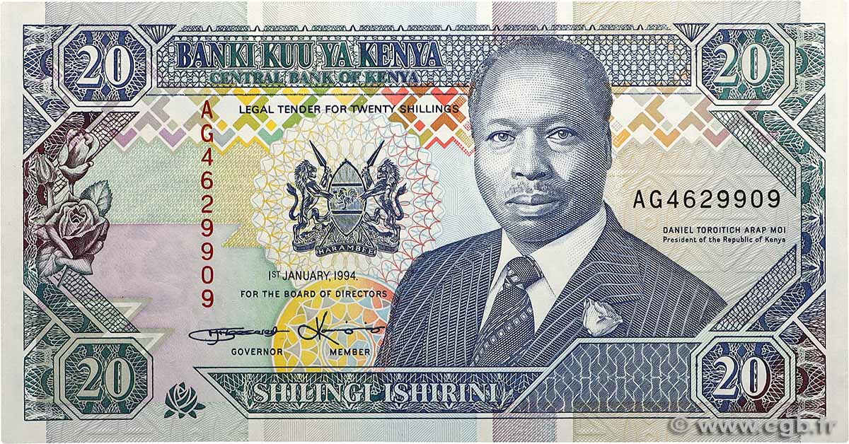 20 Shillings KENYA  1994 P.31b pr.NEUF