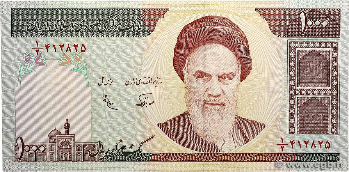 1000 Rials IRAN  1992 P.143a UNC