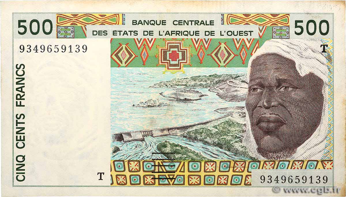 500 Francs ÉTATS DE L&nbsp;AFRIQUE DE L&nbsp;OUEST  1993 P.810Tc TTB