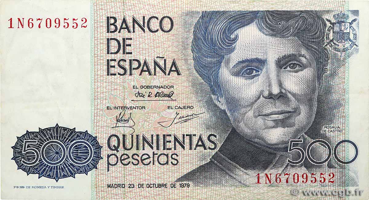500 Pesetas SPAIN  1979 P.157 VF