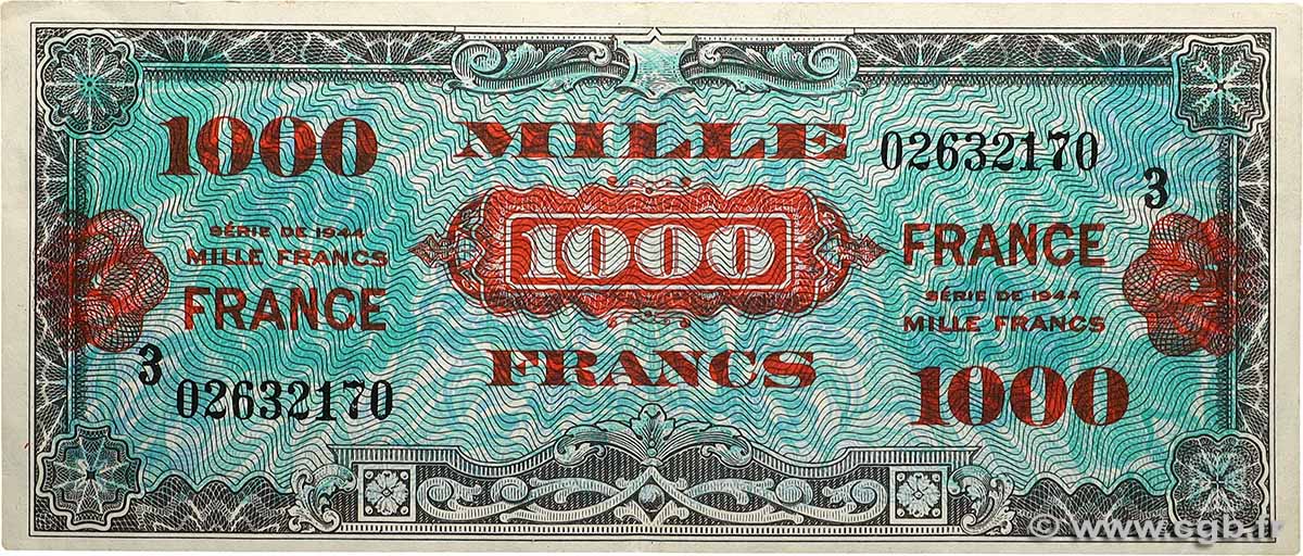 1000 Francs FRANCE FRANCE  1945 VF.27.03 XF-