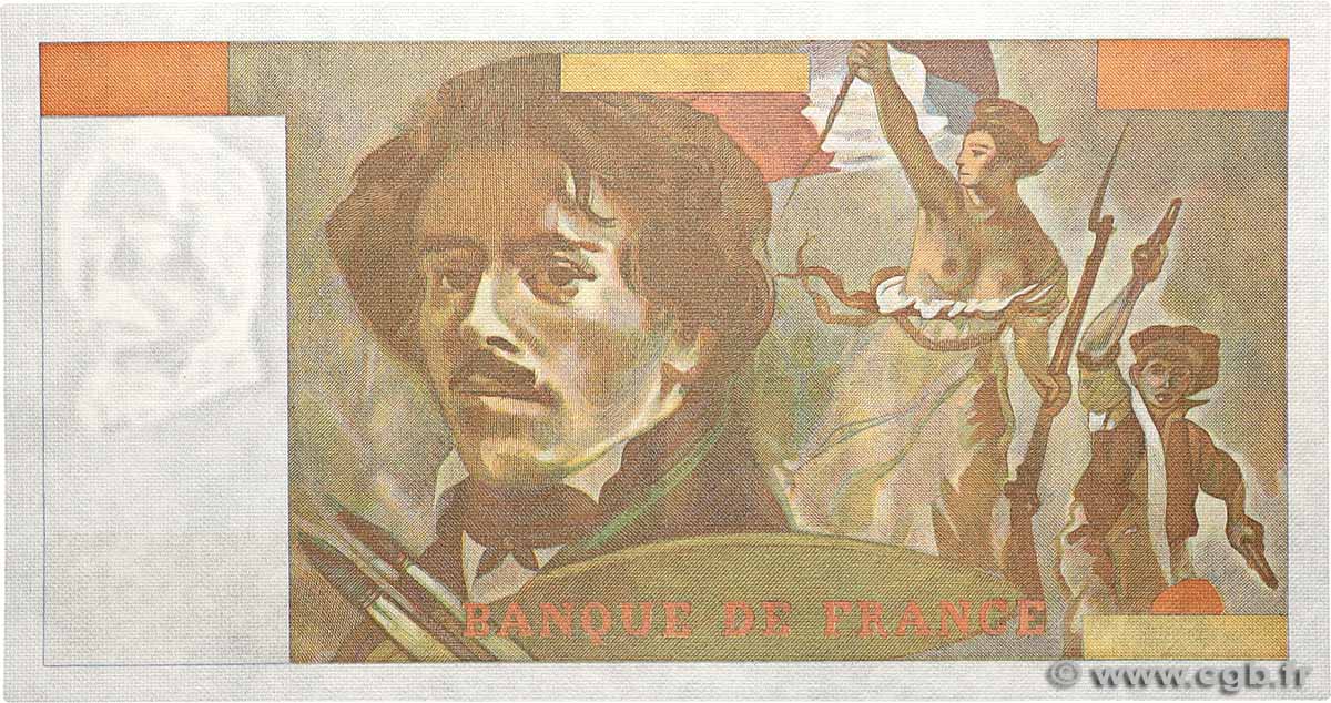 100 Francs DELACROIX modifié Fauté FRANCE  1978 F.69.(01) UNC