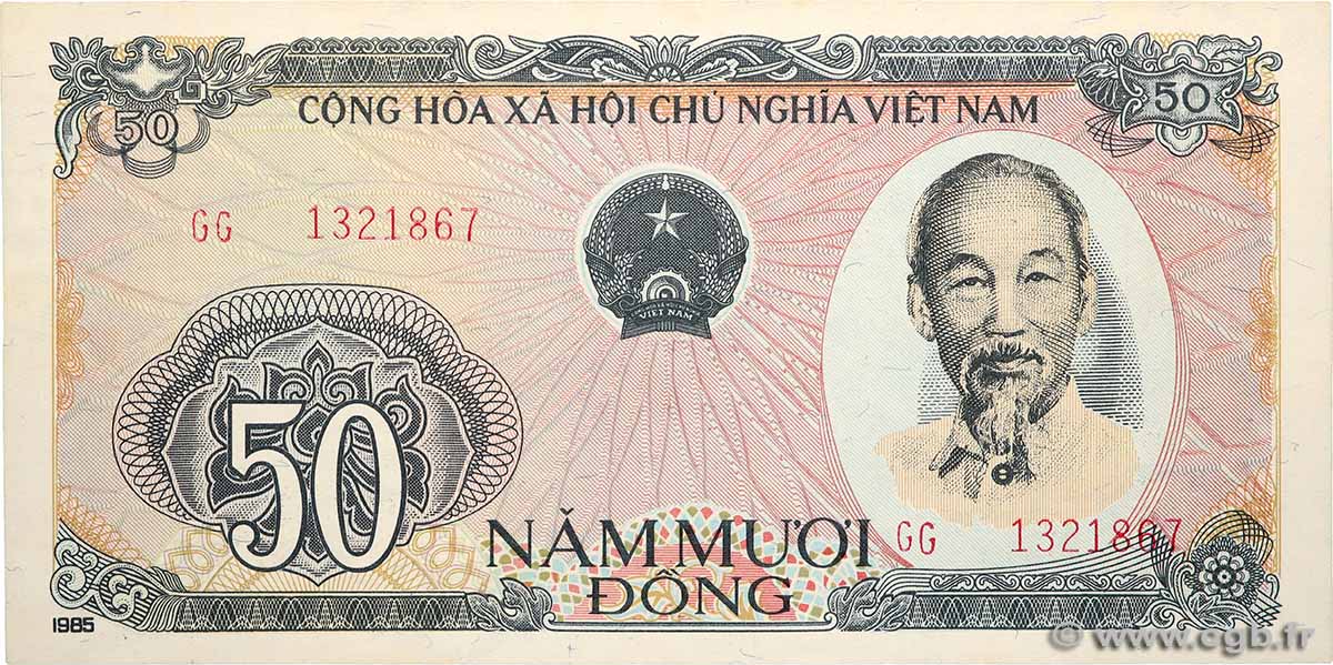 50 Dong VIET NAM  1985 P.097a UNC