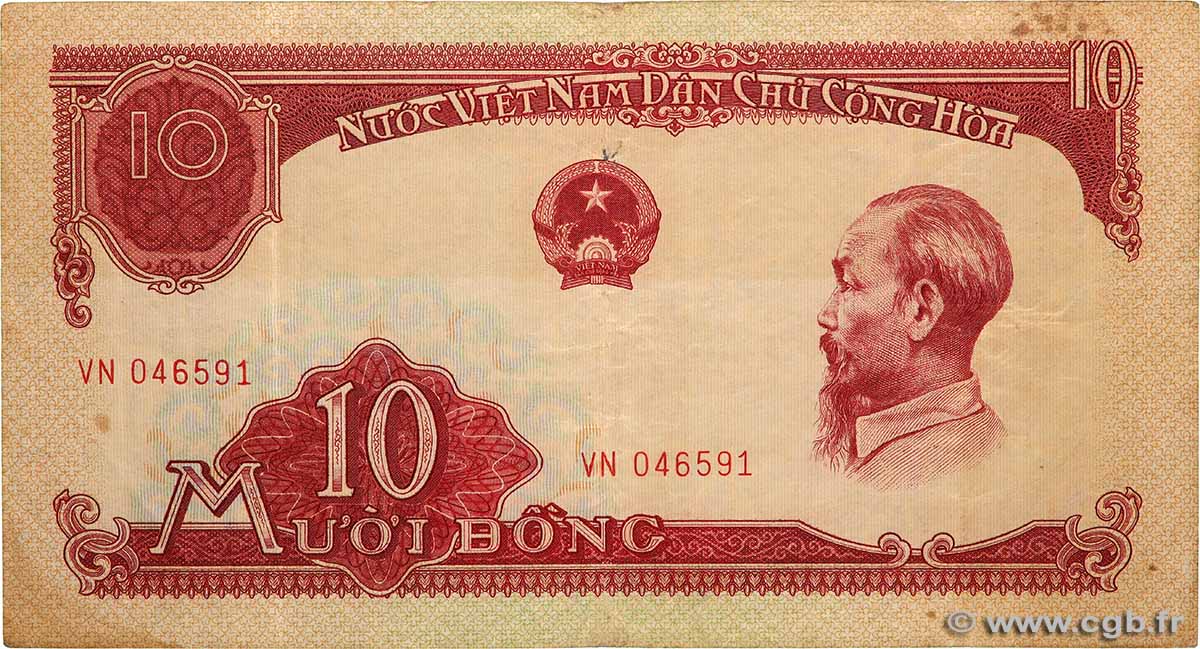 10 Dong VIET NAM  1958 P.074a F+