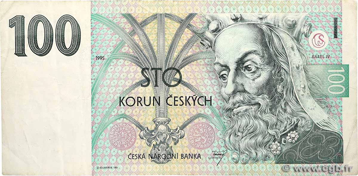 100 Korun TSCHECHISCHE REPUBLIK  1995 P.12 SS