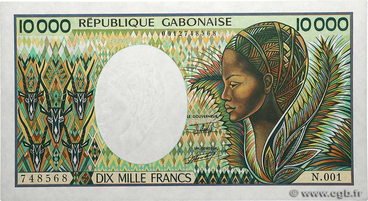 10000 Francs type 1983 GABóN  1991 A.248b SC+