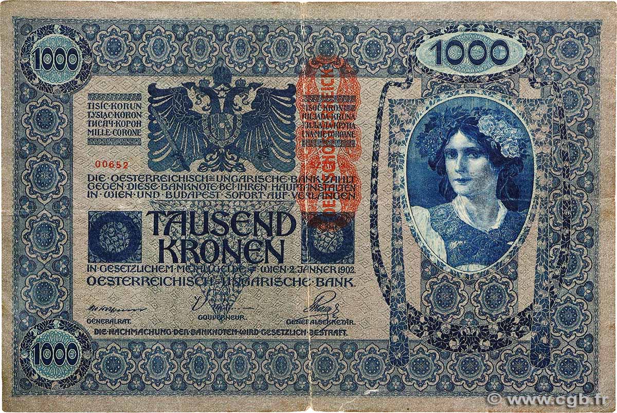 1000 Kronen AUTRICHE  1902 P.059 TTB