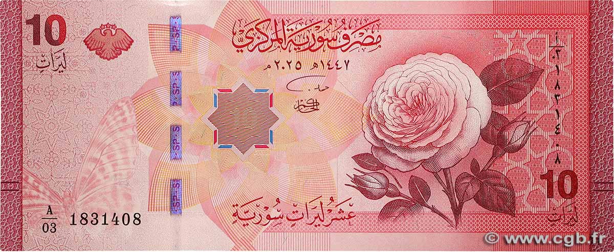 10 Pounds SYRIEN  2025 P.119 ST