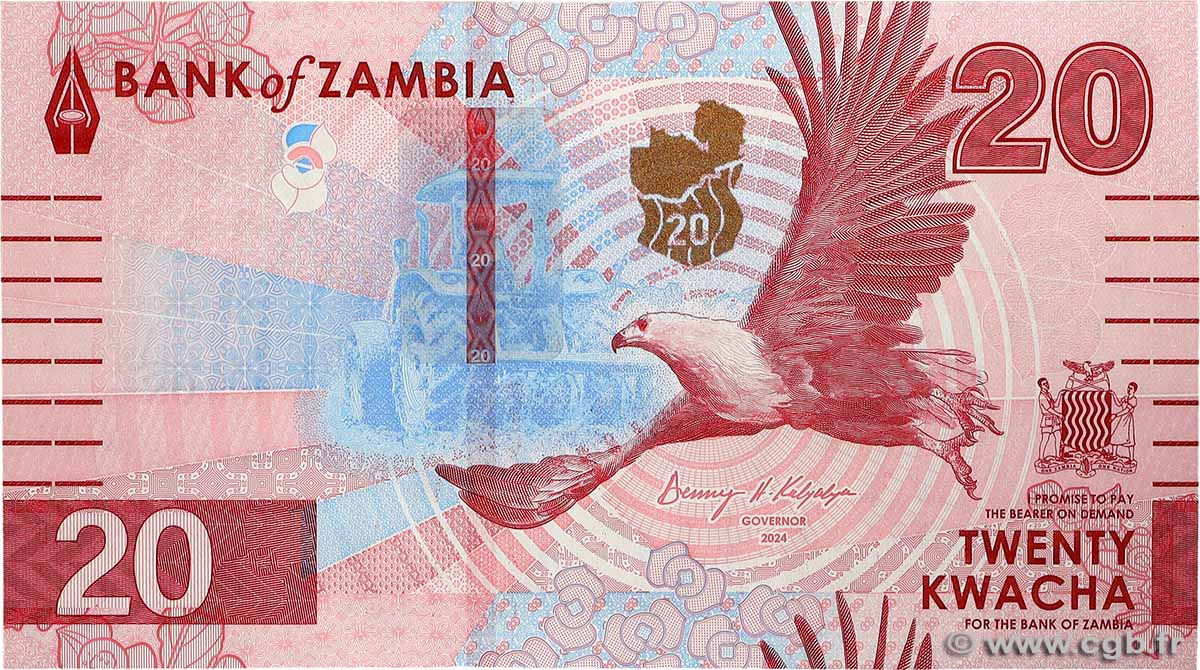20 Kwacha ZAMBIE  2024 P.63 NEUF