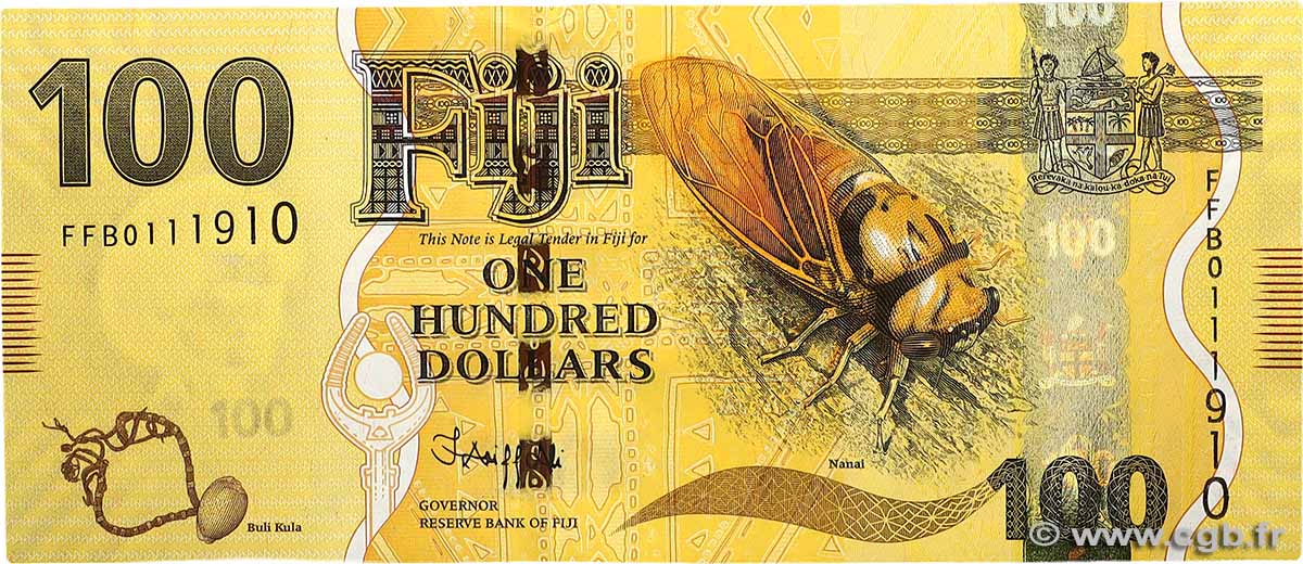 100 Dollars FIDSCHIINSELN  2022 P.119b fST+