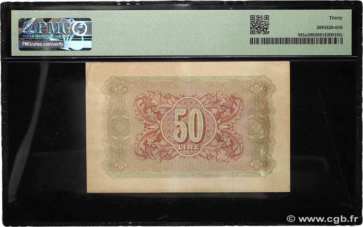 50 Lire LIBYE 1943 P.M5a 566151 Billets