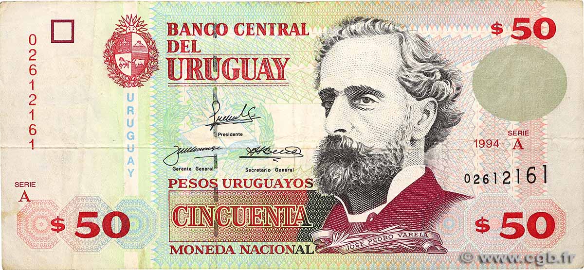 50 Pesos Uruguayos URUGUAY  1994 P.075a fSS