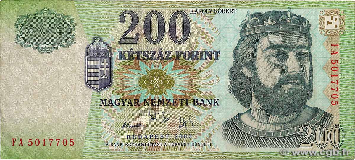 200 Forint HONGRIE  2005 P.187e TB+