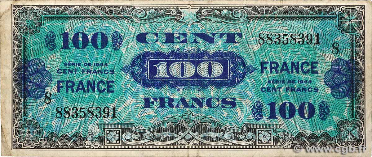 100 Francs FRANCE FRANKREICH  1945 VF.25.08 S