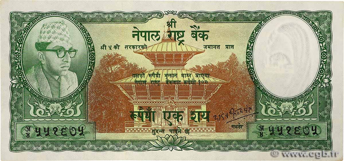 100 Rupees NEPAL  1961 P.15 q.FDC