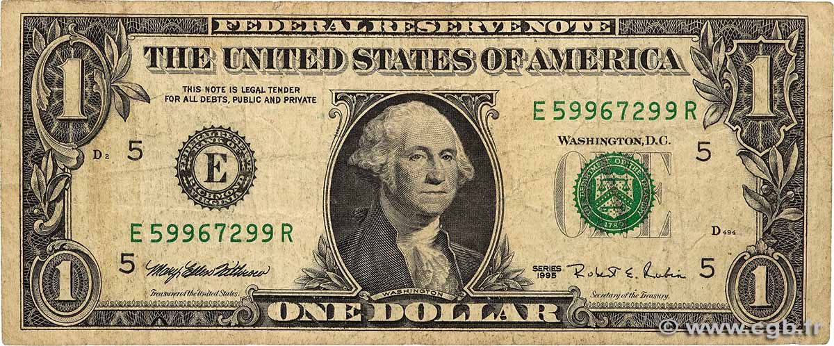 1 Dollar VEREINIGTE STAATEN VON AMERIKA Richmond  1995 P.- SGE