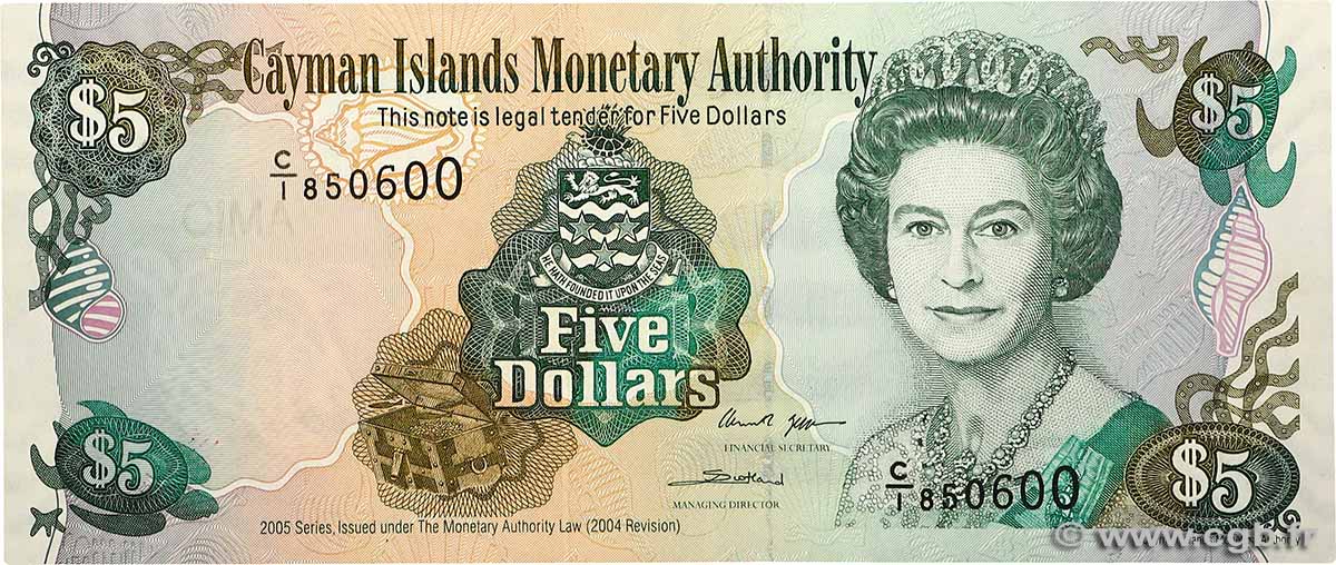 5 Dollars ÎLES CAIMANS  2005 P.34a pr.NEUF