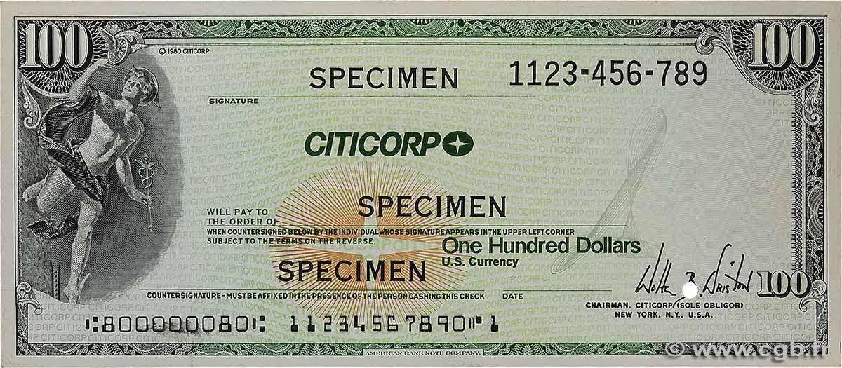 100 Dollars Spécimen ÉTATS-UNIS D&nbsp;AMÉRIQUE  1980 P.- SPL