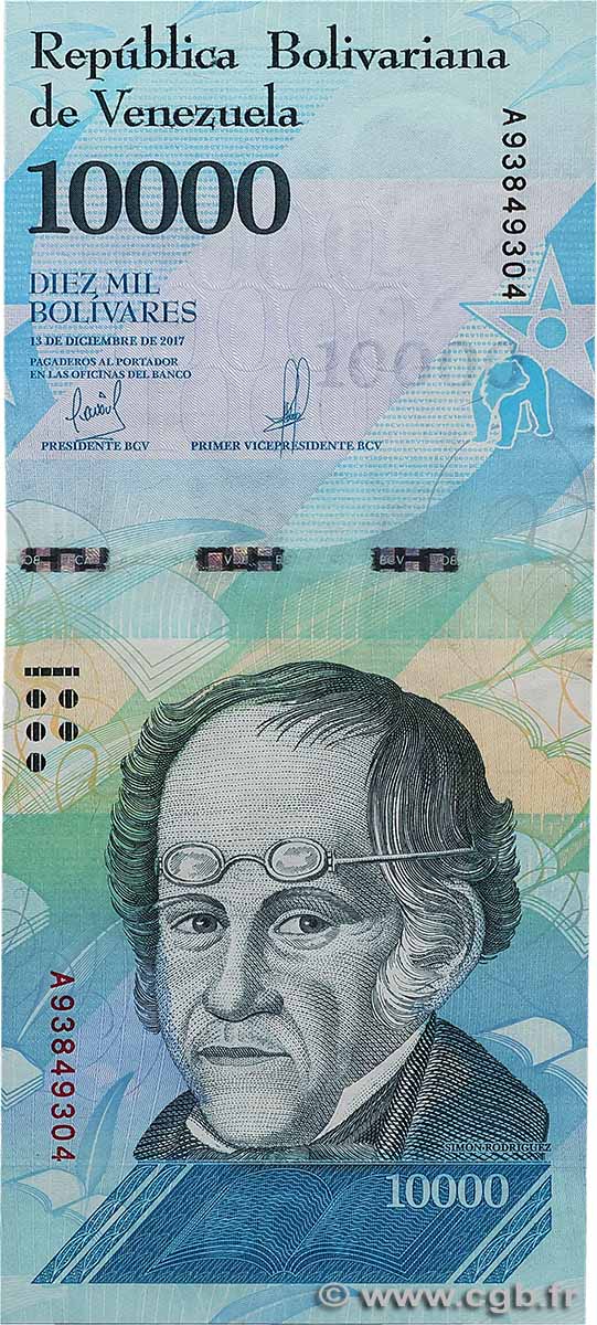 10000 Bolivares VENEZUELA  2017 P.098b NEUF
