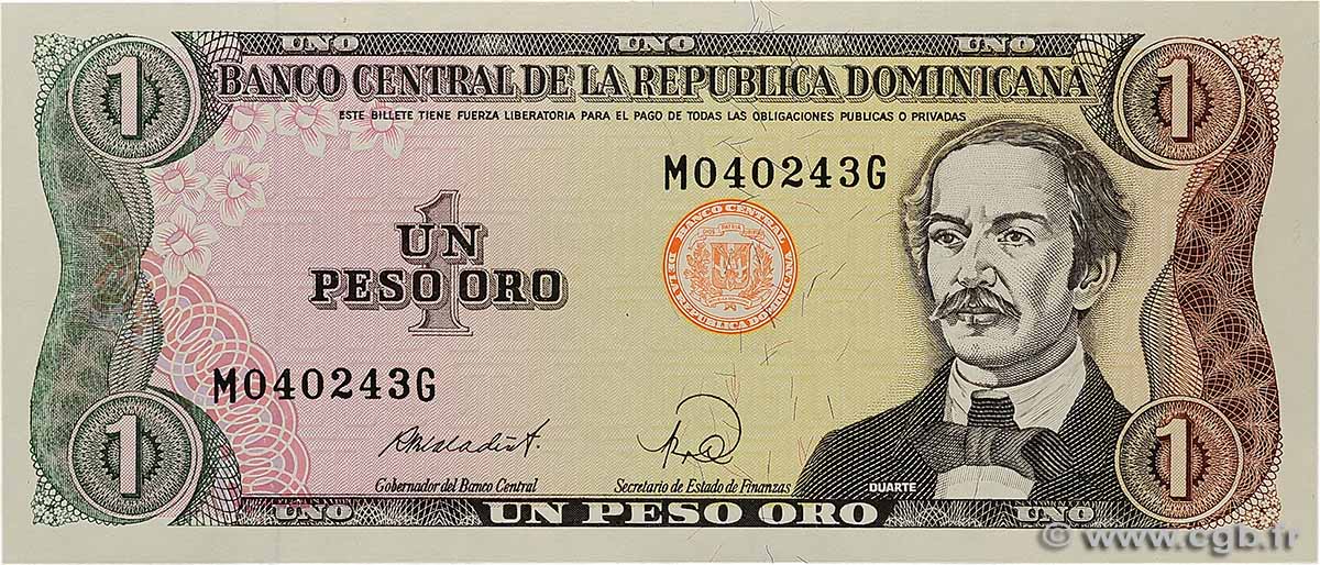 1 Peso Oro RÉPUBLIQUE DOMINICAINE  1988 P.126c NEUF