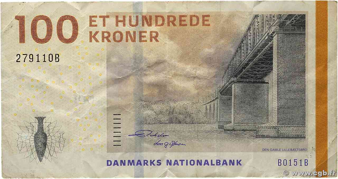 100 Kroner DANEMARK  2015 P.066c TB+