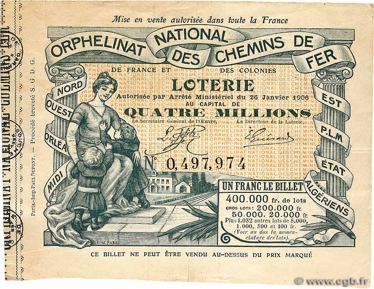 1 Franc FRANCE regionalismo e varie  1906 P.-- q.SPL