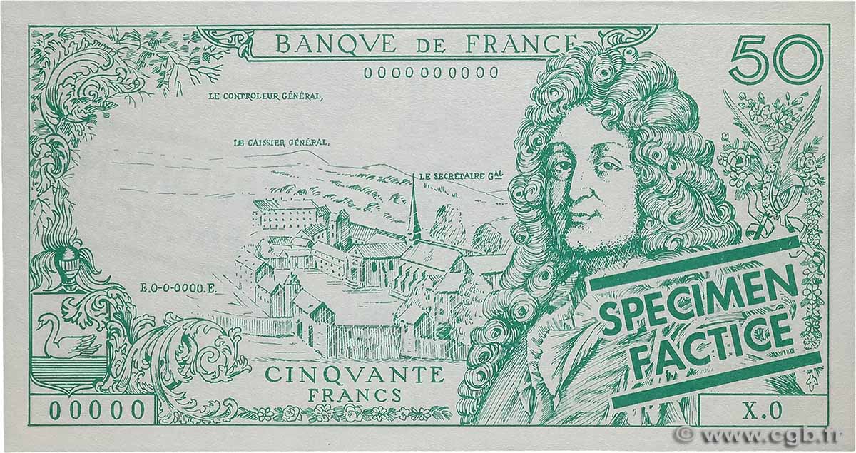 50 Francs RACINE Scolaire FRANCE regionalismo e varie  1965 F.(64) q.FDC