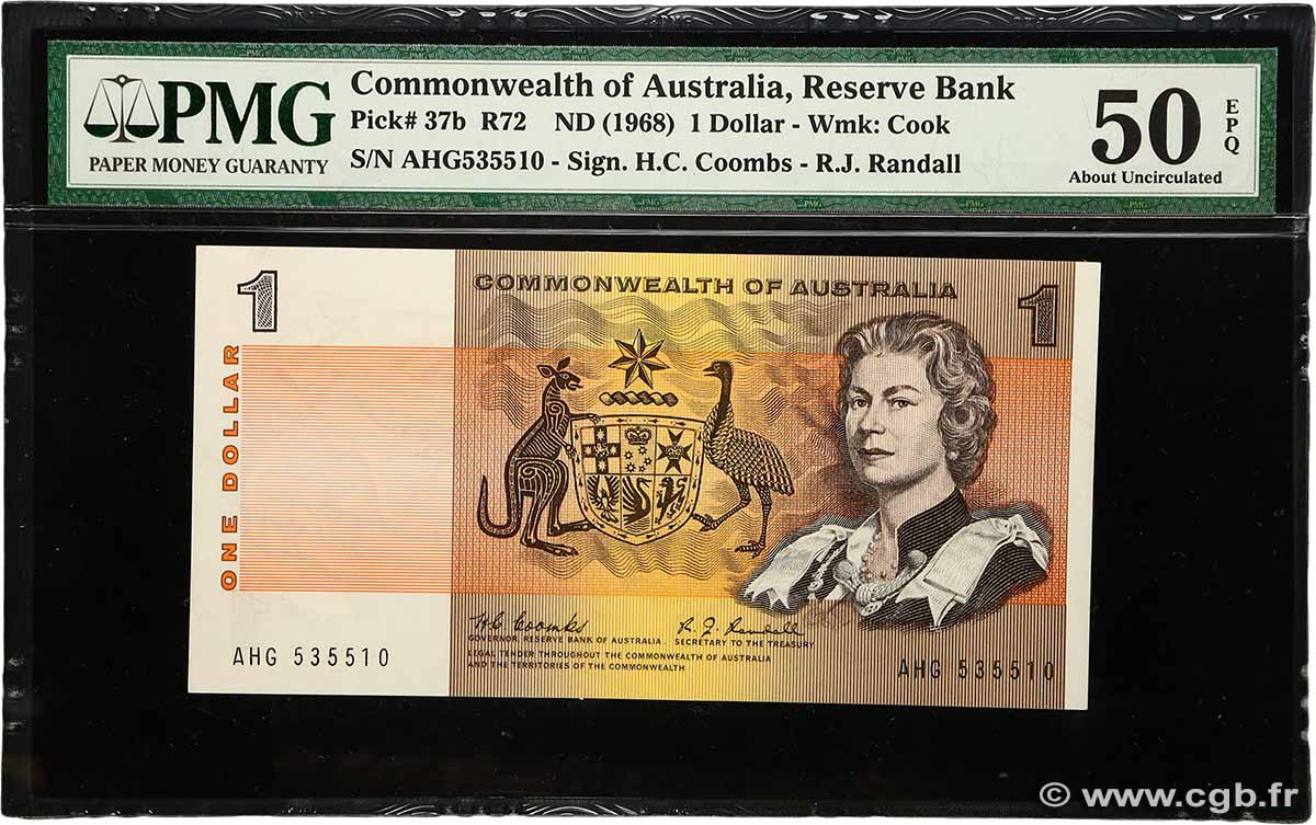 1 Dollar AUSTRALIE  1968 P.37b SUP+