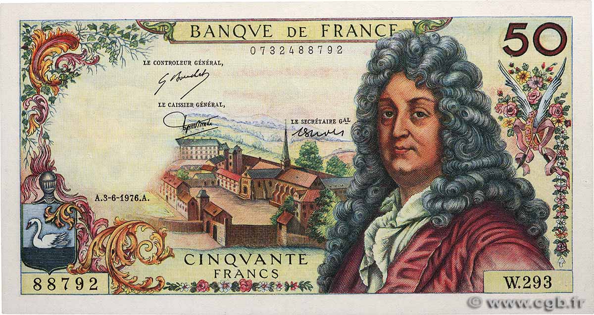 50 Francs RACINE FRANCE  1976 F.64.33 SPL