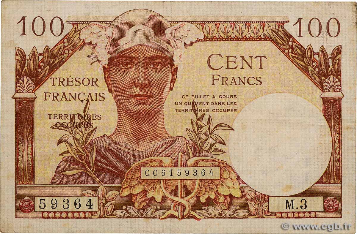 100 Francs TRÉSOR FRANÇAIS FRANCE  1947 VF.32.03 TTB