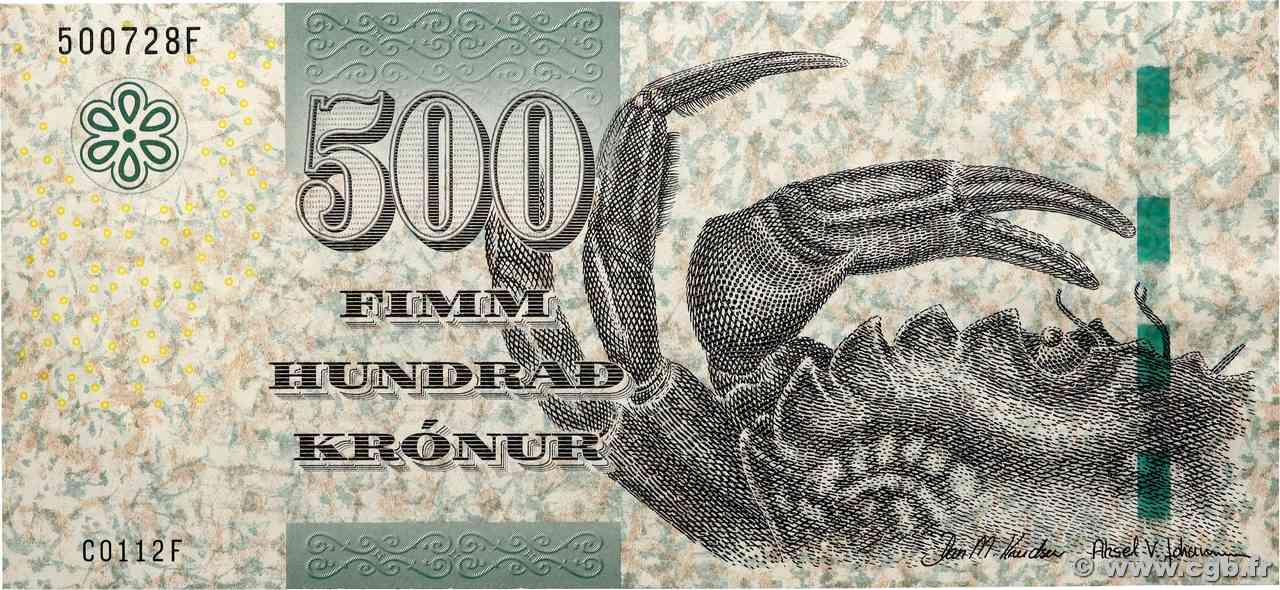 500 Kronur ÎLES FEROE  2011 P.32 NEUF