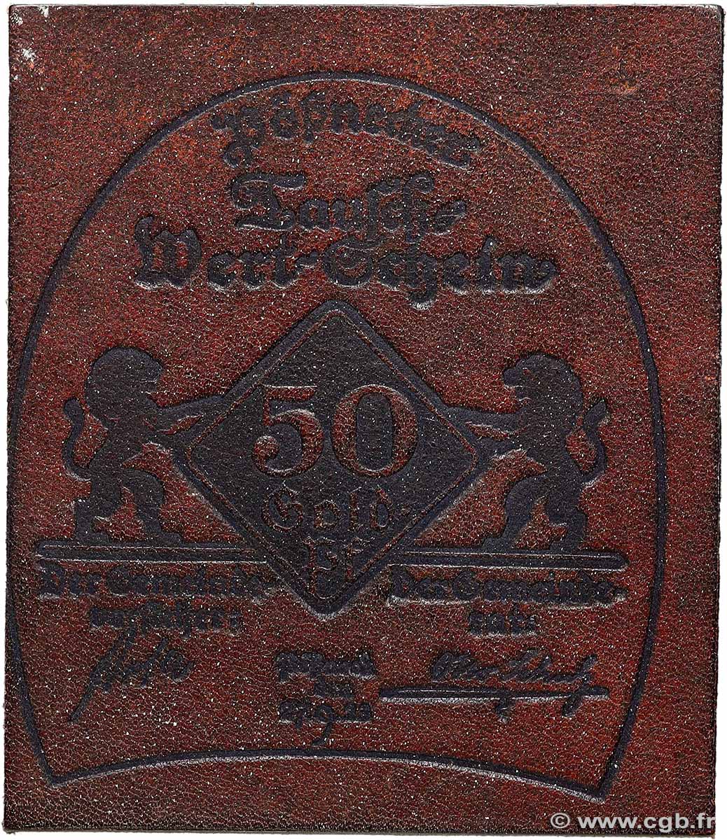 50 Gold Pfennig ALLEMAGNE Pößneck 1923 P.- SUP