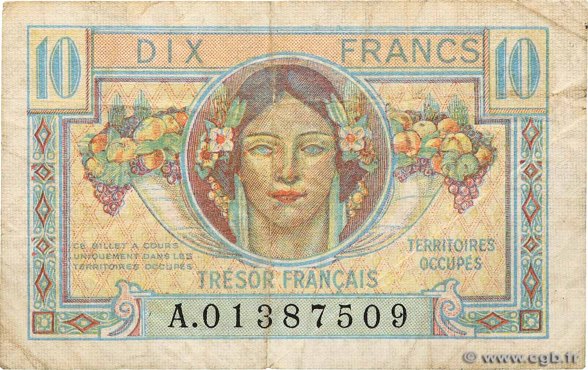 10 Francs TRÉSOR FRANÇAIS FRANCE  1947 VF.30.01 F