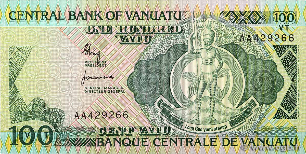 100 Vatu VANUATU  1982 P.01a UNC