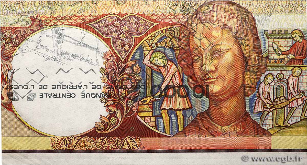 0 Francs ART MÉDIÉVAL échantillon Échantillon FRANCE  1990 EC.1990.01 pr.NEUF