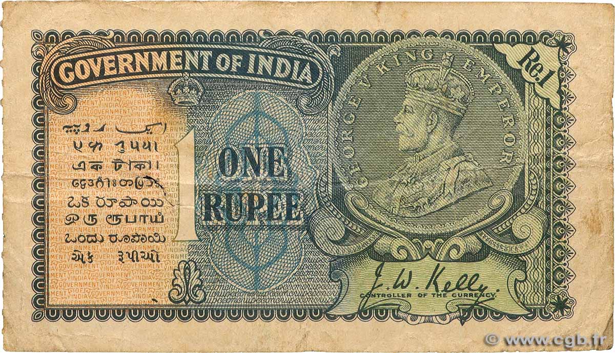 1 Rupee INDIA  1935 P.014b VG