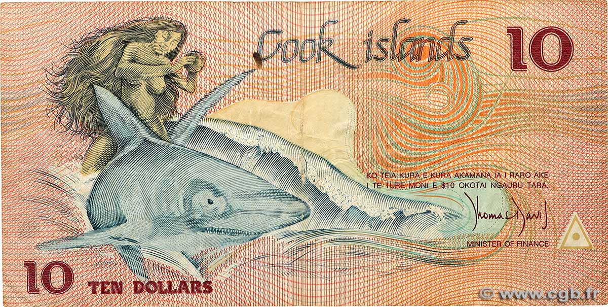 10 Dollars COOK ISLANDS  1987 P.04a F