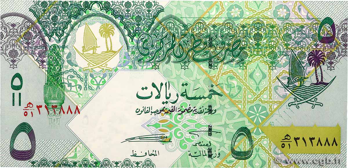 5 Riyals QATAR  2008 P.29 UNC-
