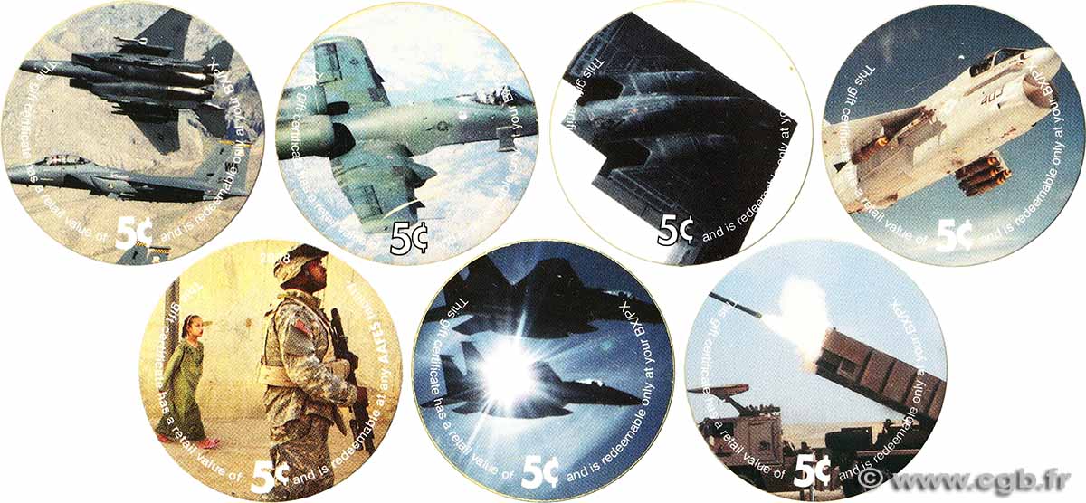 5 Cents AAFES Lot UNITED STATES OF AMERICA  2003 P.MNEW UNC