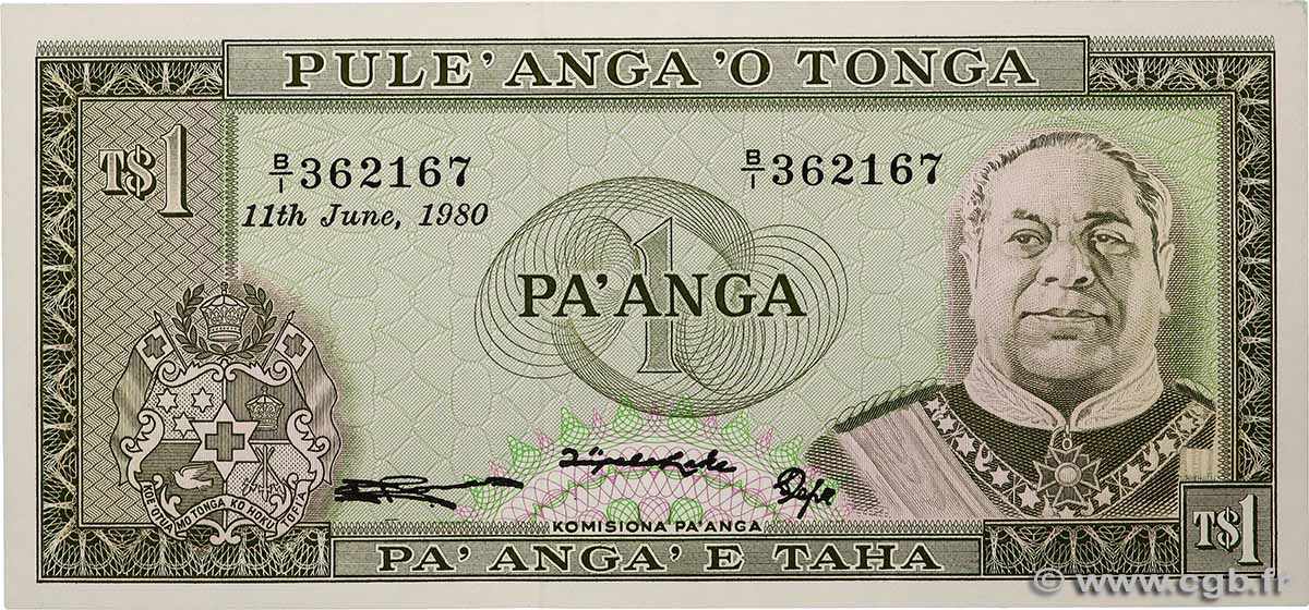 1 Pa&nbsp;anga TONGA  1980 P.19c FDC