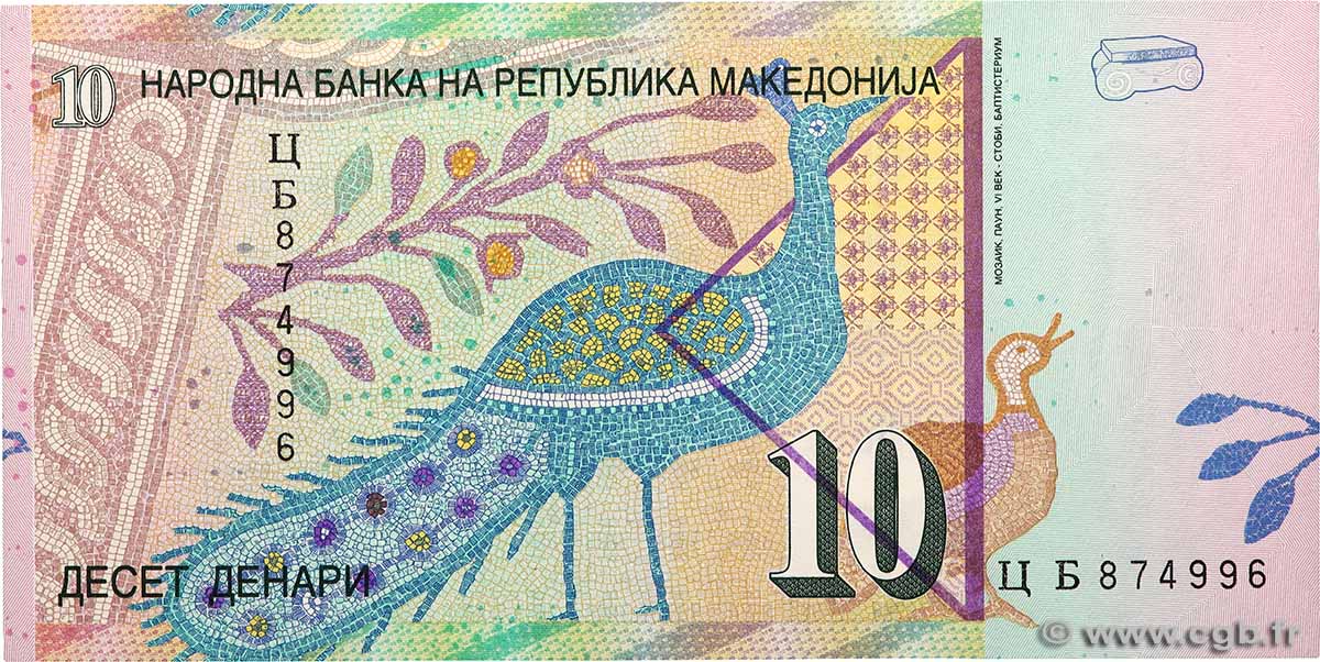 10 Denari MACÉDOINE DU NORD  1996 P.14 NEUF