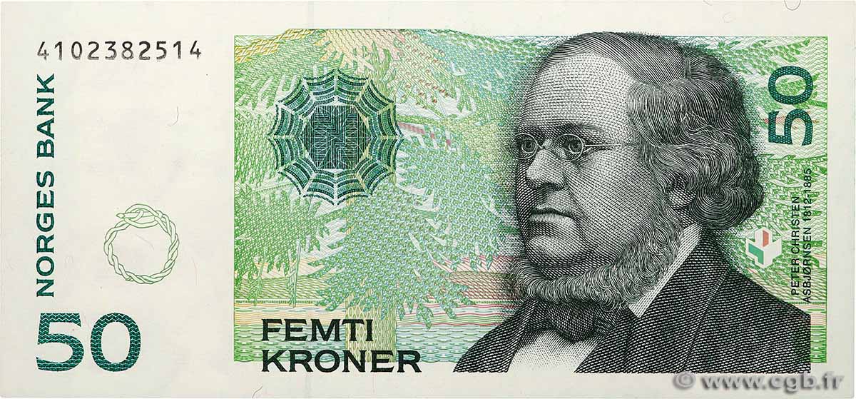 50 Kroner NORVÈGE  1999 P.46b NEUF