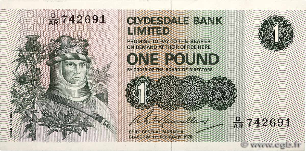 1 Pound ÉCOSSE  1978 P.204c SUP