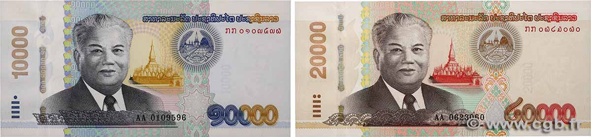 10000 et 20000 Kip Lot LAOS  2020 P.41B P.41C NEUF