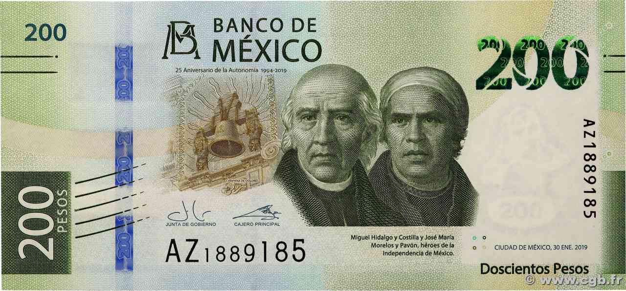 200 Pesos MEXIQUE  2019 P.131 NEUF