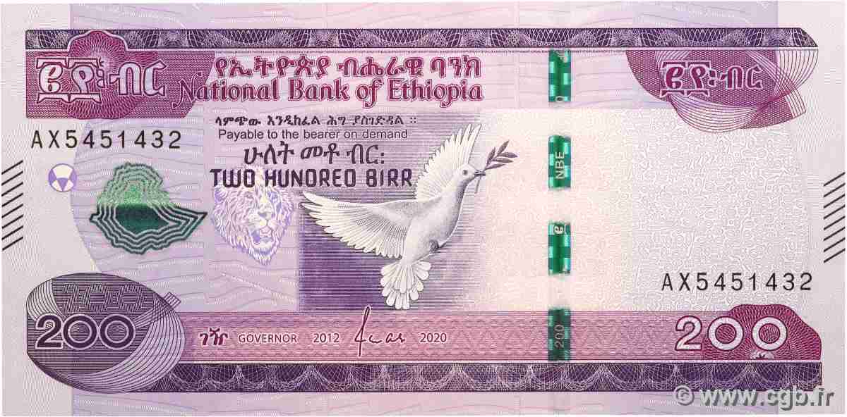 200 Birr ÉTHIOPIE  2020 P.58 NEUF