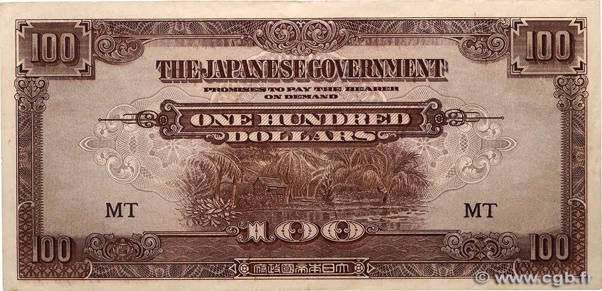 100 Dollars MALAYA  1942 P.M08a EBC+
