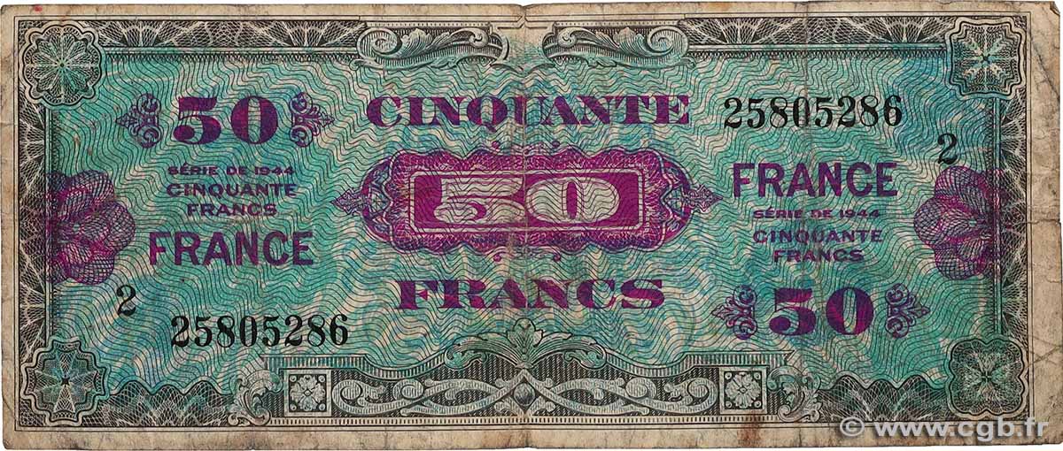 50 Francs FRANCE FRANCE  1945 VF.24.02 G