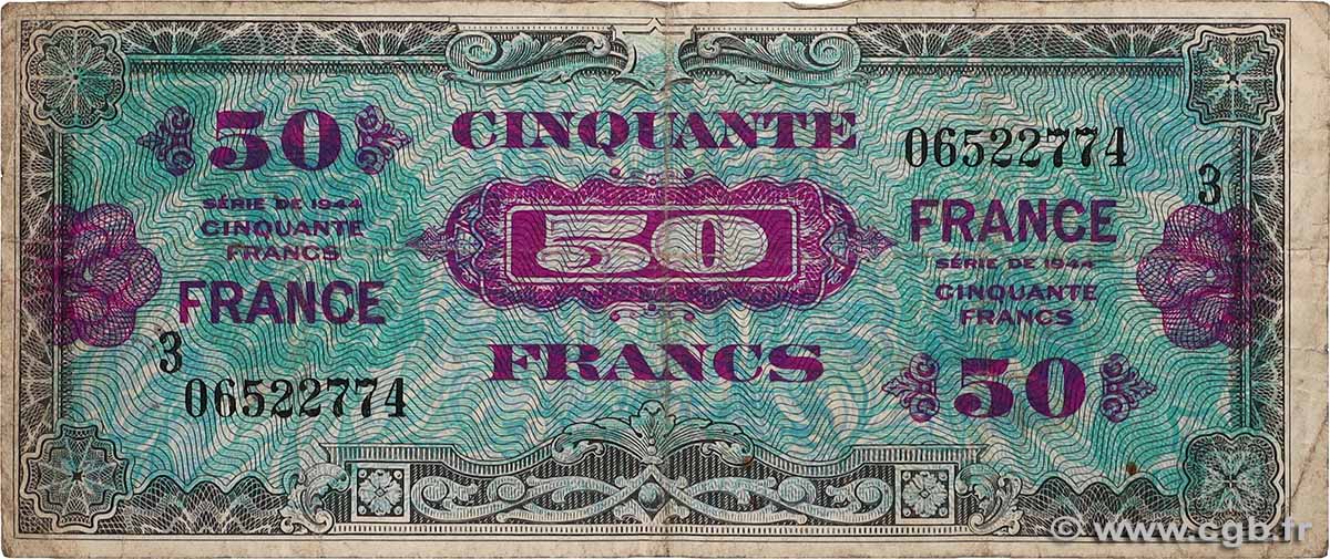 50 Francs FRANCE FRANCE  1945 VF.24.03 VG